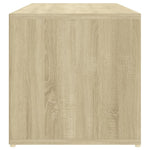 Shoe Storage Bench Sonoma Oak 105x35x35 cm Engineered Wood 804466