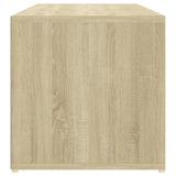 Shoe Storage Bench Sonoma Oak 105x35x35 cm Engineered Wood 804466