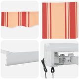 Awning Yellow and Orange 500 x 300 x 165 cm 3331256