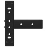 Coffee Table Legs T-Shaped 2 pcs Black 30x25x cm Steel 4013000