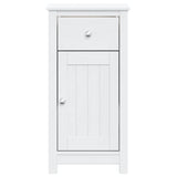 Bathroom Cabinet BERG White 40x34x80 cm Solid Wood Pine 358540