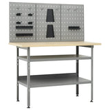 Workbench with Three Wall Panels 3053426