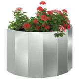 Planter Silver 60 x 30 x 35 cm Galvanised Steel 883701