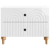 Bedside Cabinet with Drawer High Gloss White 62 x 34.5 x 48 cm 894089