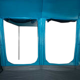 Family Tent Tunnel 10-Person Blue Waterproof 94620