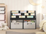 Kids Bookshelf Black 72.5 x 29.5 x 69 cm Engineered Wood 892380