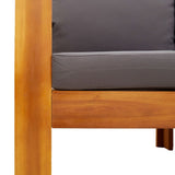5 Piece Garden Sofa Set with Cushions Solid Wood Acacia 3214847