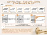 8 Piece Cat Shelves Set, with Cat House, Three Perches, Three Scratching Posts T3398P349937