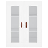 Highboard White 69.5x34x180 cm Engineered Wood 3198697