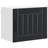 Wall Cabinet LUCCA 2 pcs Black 50 x 31 x 40 cm Engineered Wood 884897