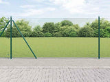 Welded Wire Fence with Concrete Base 50 x 1.4 m 3352480