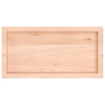 Bathroom Countertop 80x40x cm Untreated Solid Wood 3156022