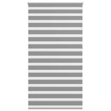 Zebra blind 120.9x230 cm Fabric Width 116.7 cm grey 240219