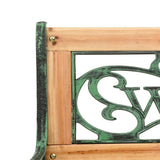 Garden Bench 122 cm Solid Firwood 317118