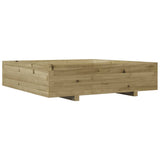 Garden Planter 100x100x26.5 cm Impregnated Wood Pine 847322