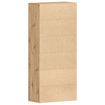 Shoe Cabinet with Door Brown 80 x 39 x 180 cm Engineered wood 3333874