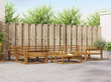 Outdoor Sofa Set 7 pcs Natural Solid Acacia Wood 3367252