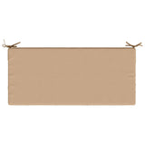 2-Piece Bench Cushions SOEST 2 pcs 100% Polyester Sand 950133