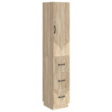 Cabinet Set 2 pcs Sonoma Oak 33 x 34.5 x 87 cm Engineered Wood 3416810