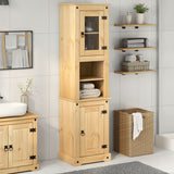 Bathroom Cabinet Corona 50x40x185 cm Solid Wood Pine 4002792