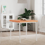 Table Top 70x70x4 cm Square Solid Wood Beech 355981