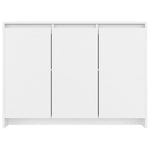 ZNTS Sideboard White 102x33x75 cm Engineered Wood 809773