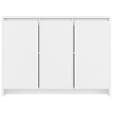 ZNTS Sideboard White 102x33x75 cm Engineered Wood 809773