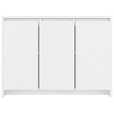 Sideboard White 102x33x75 cm Engineered Wood 809773