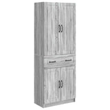 Cabinet Set 2 pcs Grey Sonoma Engineered Wood 3416994