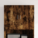 Wall Cabinet Smoked Oak 80x42.5x64 cm Engineered Wood 846135