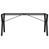 Dining Table Legs Y-Frame 160x80x73 cm Steel 357936