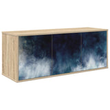 Wall-mounted TV Cabinet RAALTE 102 x 33 x 40 cm Sonoma Oak 8007155
