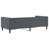 Day Bed without Mattress Dark Grey 90x190 cm Single Velvet 354025