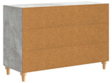 Sideboard Concrete Grey 89 x 34.5 x 80 cm Engineered Wood 894188