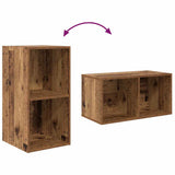 TV Cabinet Set 4 pcs Old Wood 37 x 37 x 72 cm Engineered Wood 3393531