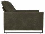Armchair Army Green 70 x 81 x 82 cm Faux Suede Fabric 42040990