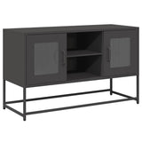 ZNTS TV Cabinet Black 100.5x39x60.5 cm Steel 853380