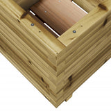 Garden Planter 50x50x49.5 cm Impregnated Wood Pine 3282518