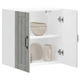 Kitchen Wall Cabinet Lucca Concrete Grey Engineered Wood 853821