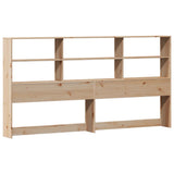 Bookcase Bed without Mattress 180x200 cm Super King Solid Wood Pine 3322978