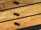 TV Cabinet Solid Mango Wood 120x30x50 cm 246326