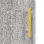 Highboard Grey Sonoma 69.5x34x180 cm Engineered Wood 3189243