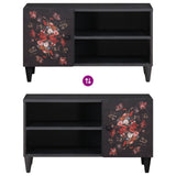 Storage Cabinets Multicolour 80 x 31.5 x 46 cm Solid Mango Wood 4018715