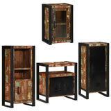 Bathroom Furniture Set 4 pcs Multicolour Solid Reclaimed Wood 3305693