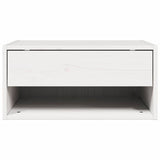 Bedside Table 2 pcs White 50 x 32.5 x 24 cm Solid pine wood 873478