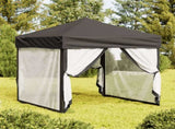 Folding Party Tent with Sidewalls Anthracite 2x2 m 93509