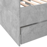 Daybed Concrete grey Engineered wood Small Single 3280835