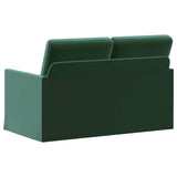 2 Seater Sofa Dark Green 130 x 81 x 82 cm Velvet 42041056