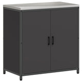Kitchen Storage Set HATTEM 2 pcs Black Cold-rolled Steel 3392652