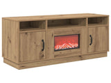 Electric Fireplace Artisan Oak 100 x 33 x 55 cm Engineered wood 8020998